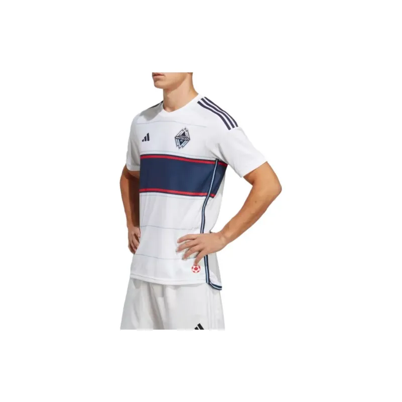 Adidas Vancouver Whitecaps Fc 23/24 Home Authentic Jersey Soccer Jerseys Men's White-4