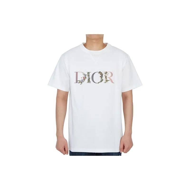 DIOR Floral Logo T shirt-2