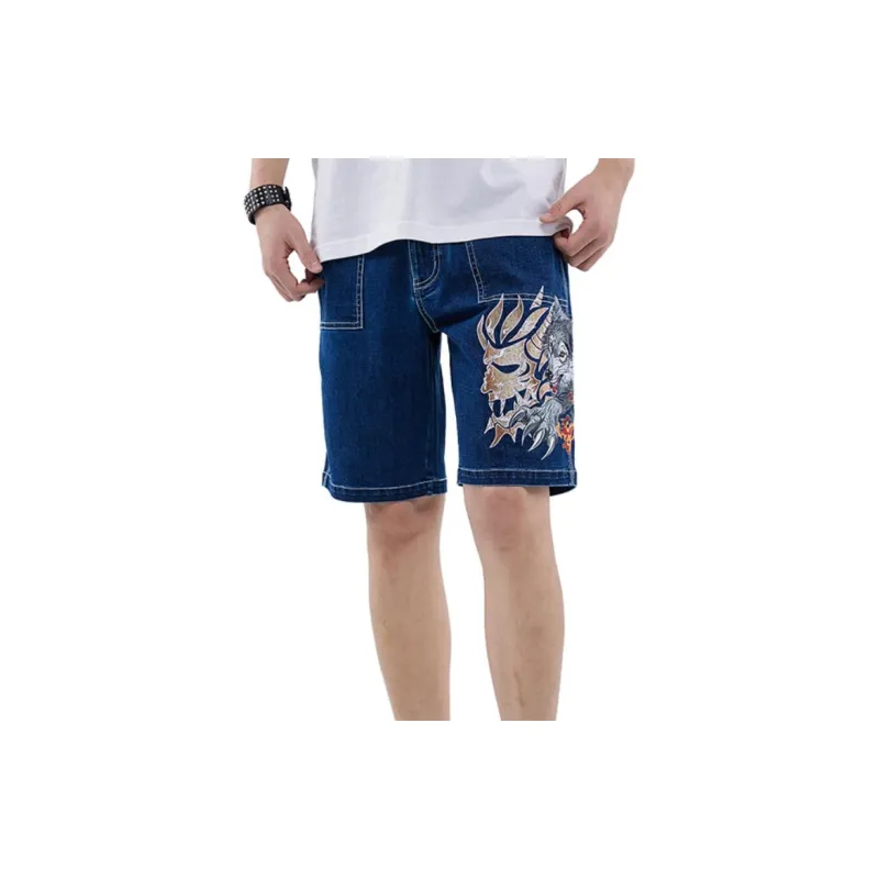 ONIARAI Denim Shorts Men-2