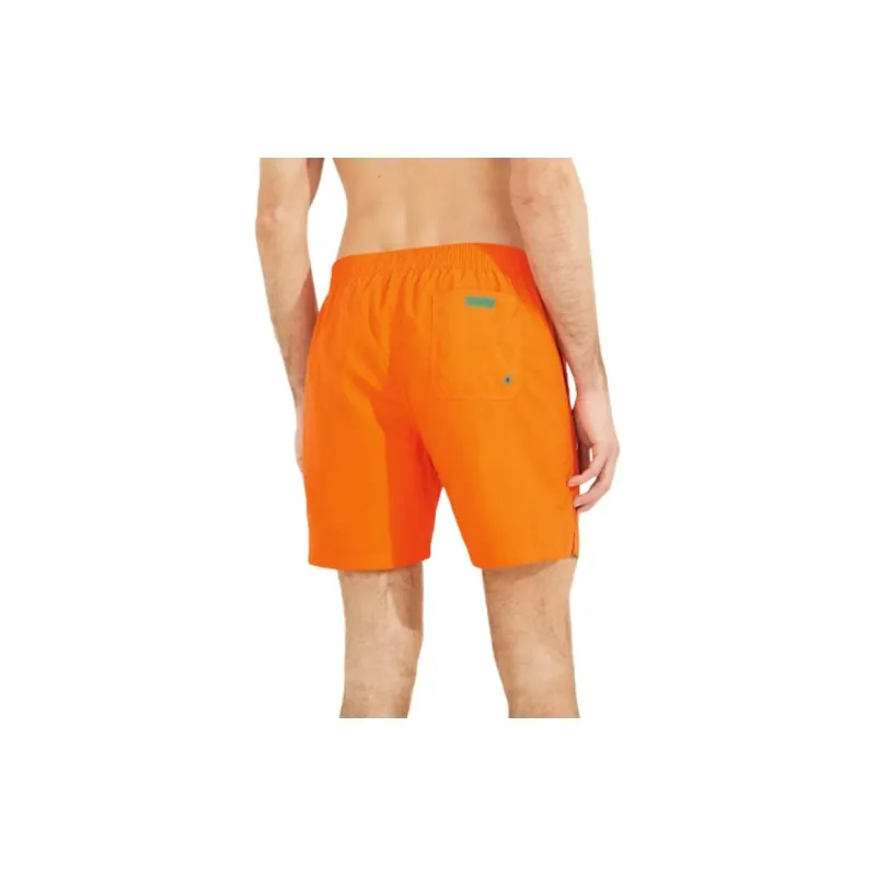GUESS Swim Trunks Casual Shorts Men's Orange-2