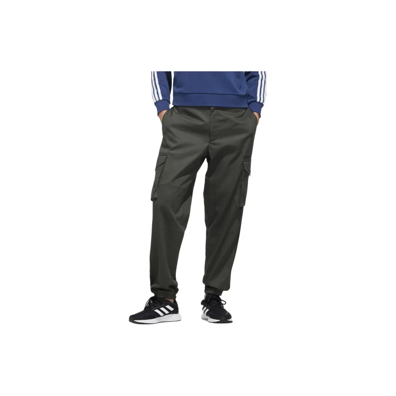 Adidas Neo Casual Pants Men's Deep Earth Brown-2