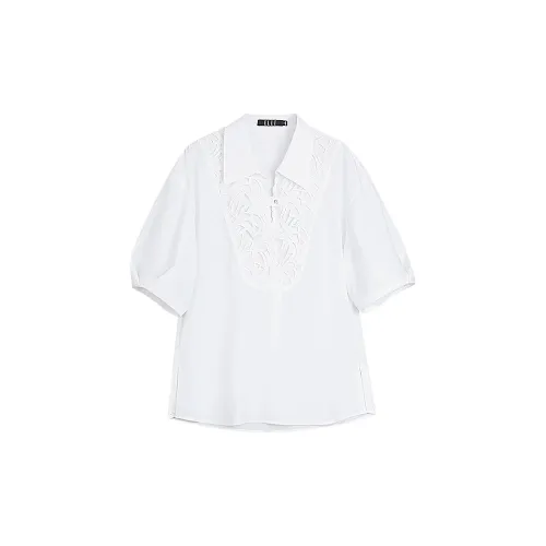 ELLE Shirts Women's White