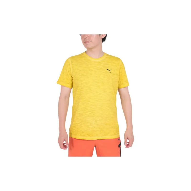 PUMA T Shirts Men Yellow-3
