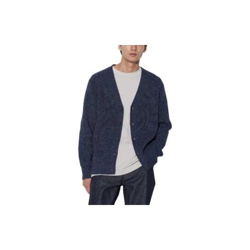 UNIQLO Knitwear Men Sea Blue-2