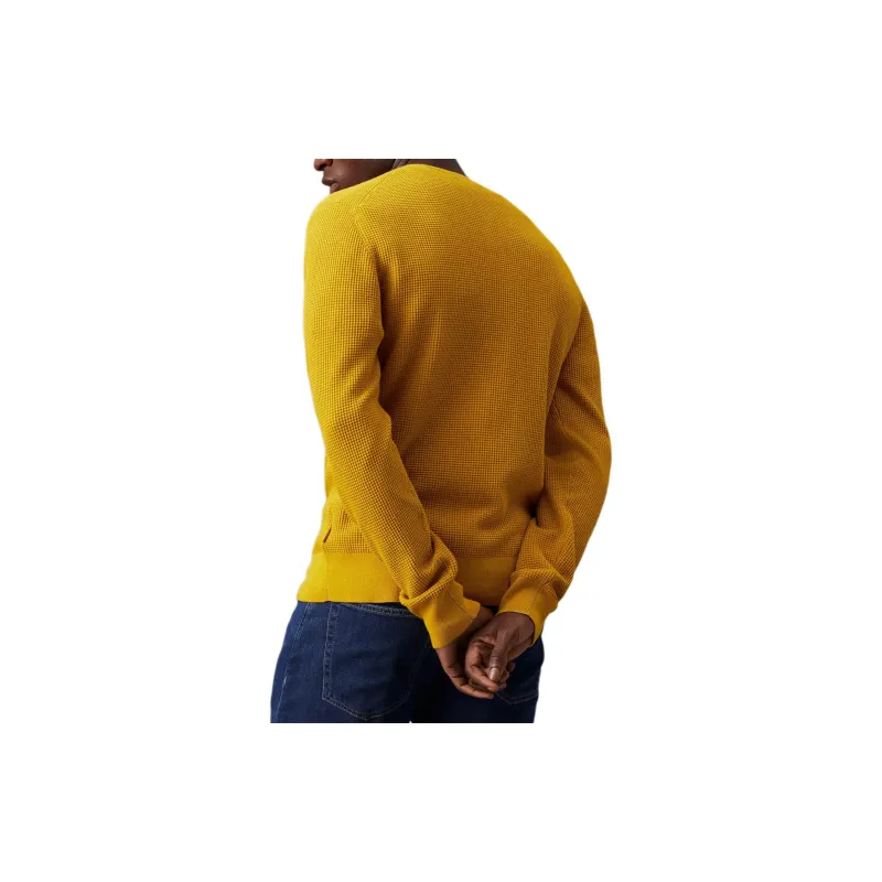 Calvin Klein Crew-neck Waffle-knit Jumper-1
