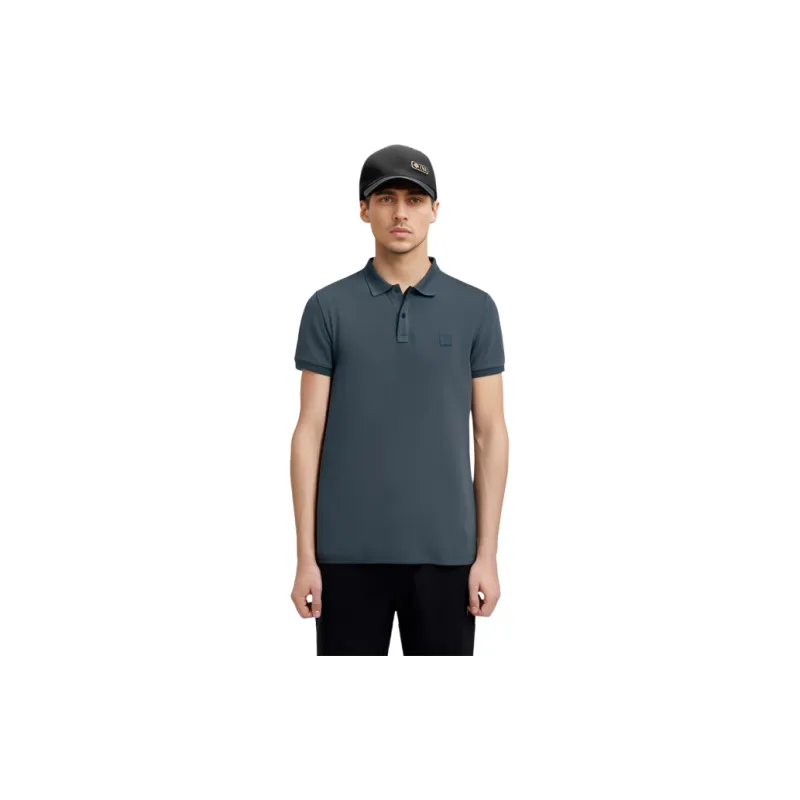 Calvin Klein Polo Shirts Men Blue Gray-8