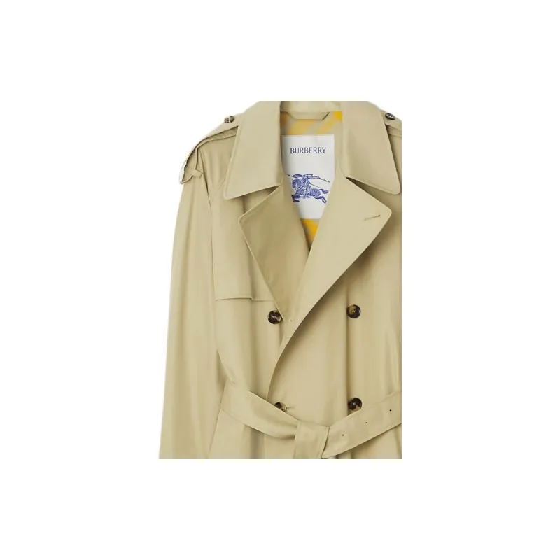 Burberry Trench Coat Men's Beige-4