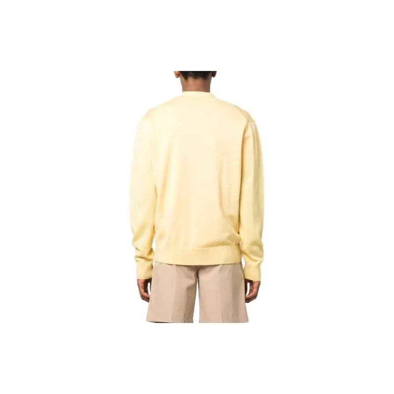 Maison Kitsune Fox Head-patch Knitted Cardigan-2