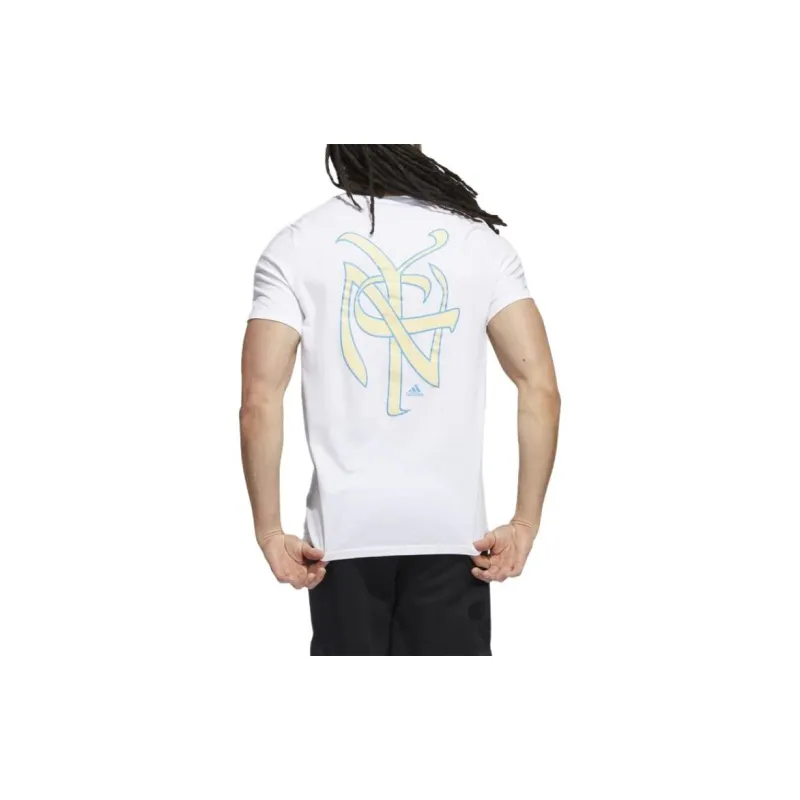 Adidas New York City Script Short Sleeve Graphic Tee-2