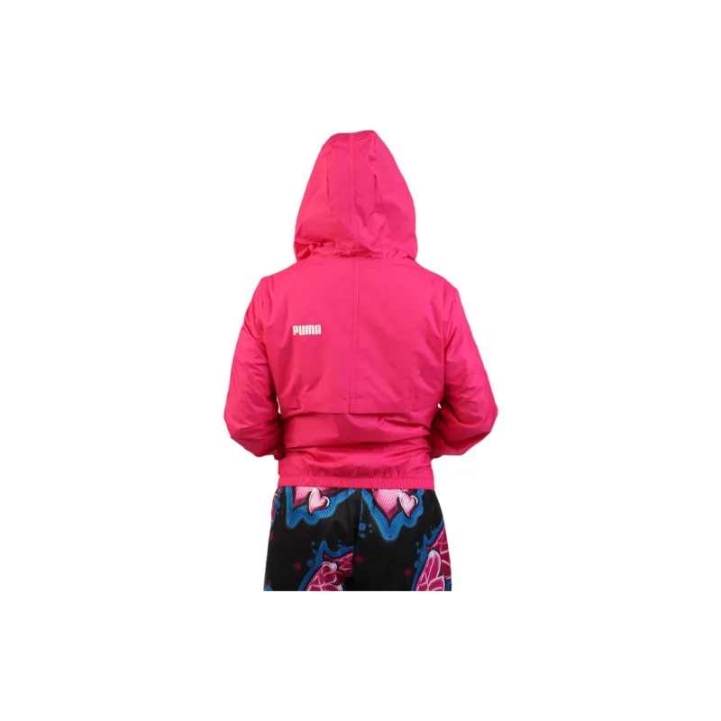 PUMA WINDBREAKER Jackets Coats Women's Garnet Red-1