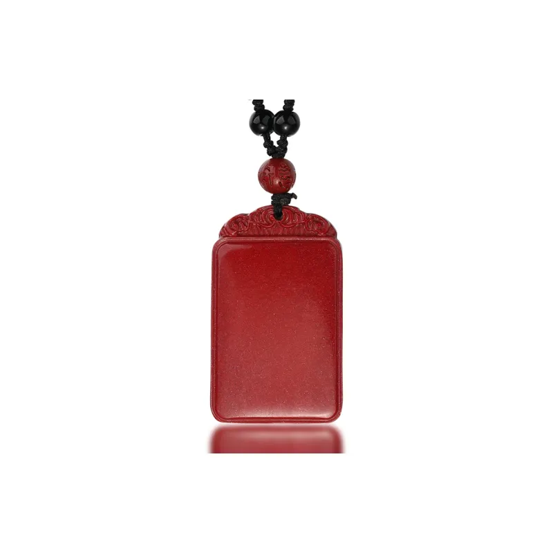 Yeon yun Jewelry Cinnabar Jade Pendants Unisex-0