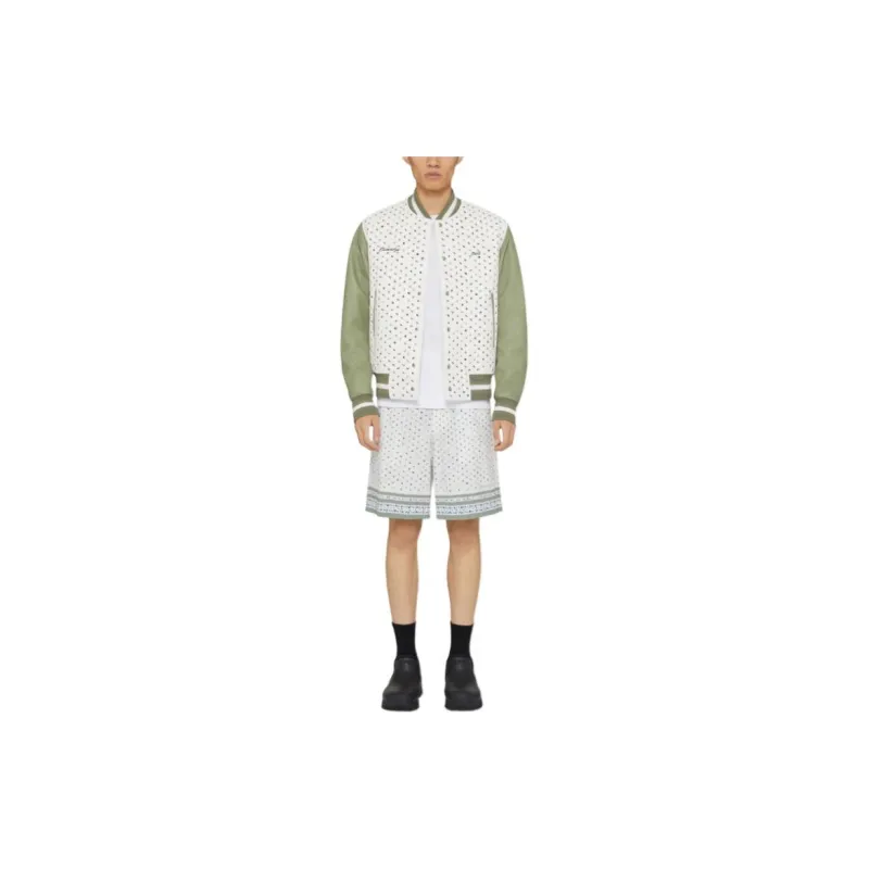 GIVENCHY FW24 Leather Jacket Men's Almond Green-1