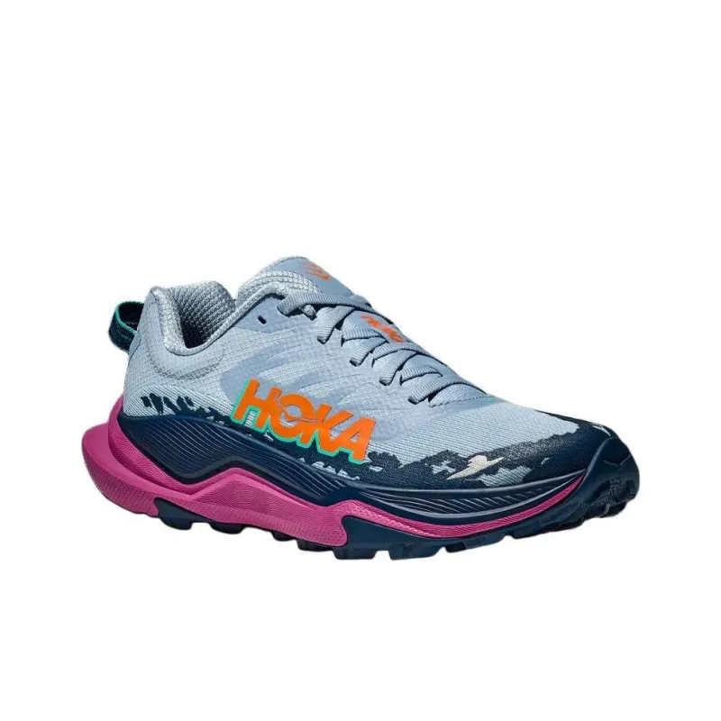 HOKA ONE ONE Wear Resistant Low Top Running Shoes Women's Blue-3