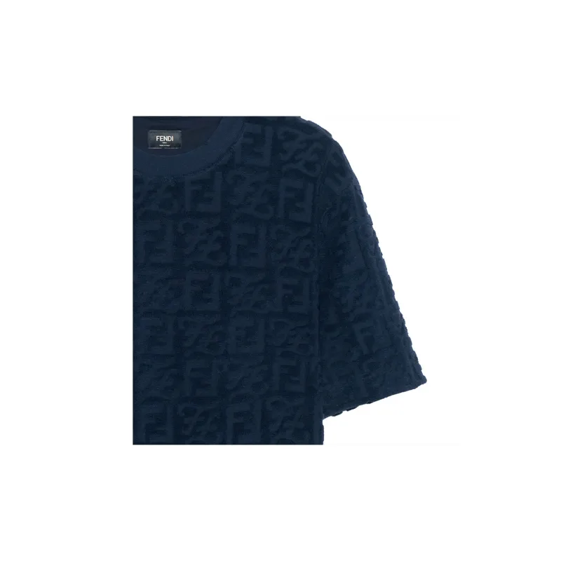 FENDI SS22 Regular T Shirt Men's Blue-3