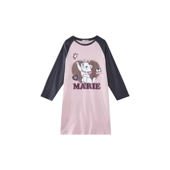 GUKOO Nightgown Women's Sheer Pink