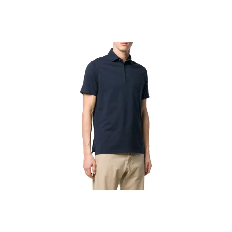 ASPESI Buttoned Short Sleeved Polo Shirt-3