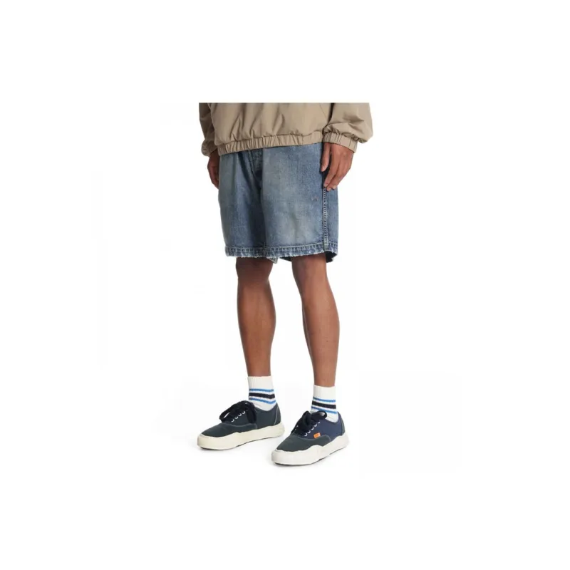 MADNESS Denim Shorts Men Blue-4