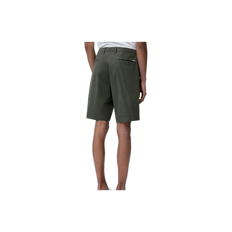 Massimo Dutti Casual Shorts Men Khaki Green-2