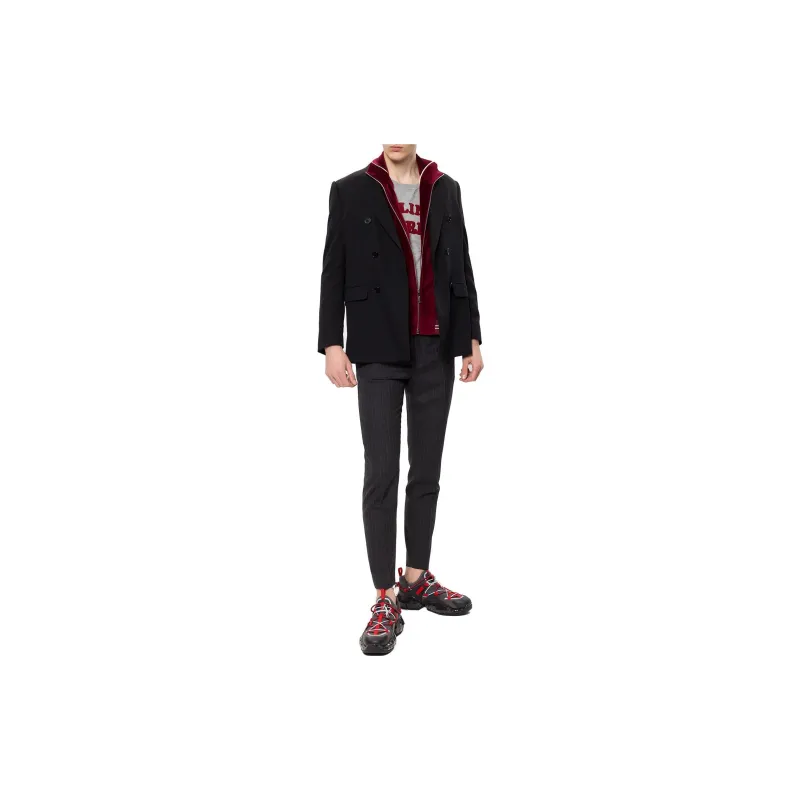 CELINE Jackets Coats Men's Dark Red-3