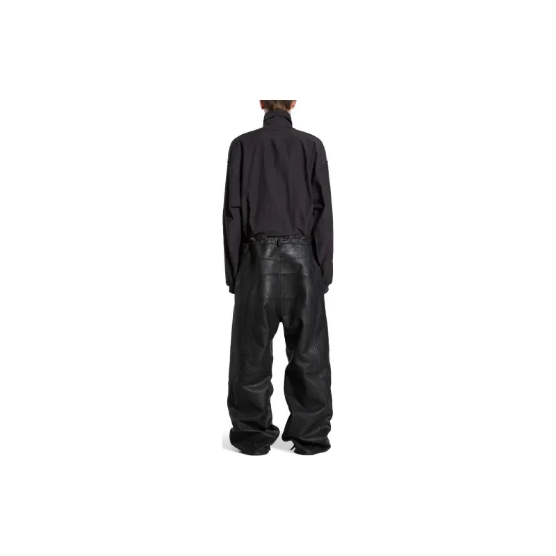 Balenciaga Biker Baggy Pants In Black Casual Pants Loose Fit Men's Black-3