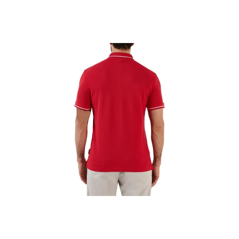 ARMANI EXCHANGE Polo Shirts Men Red-4