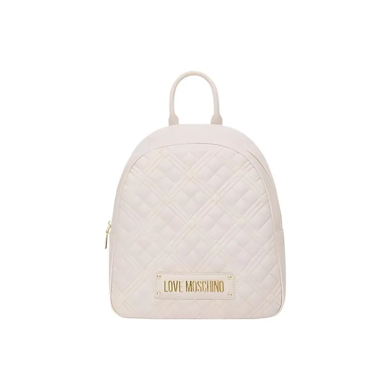 LOVE MOSCHINO PU Backpack Regular Women's White-0