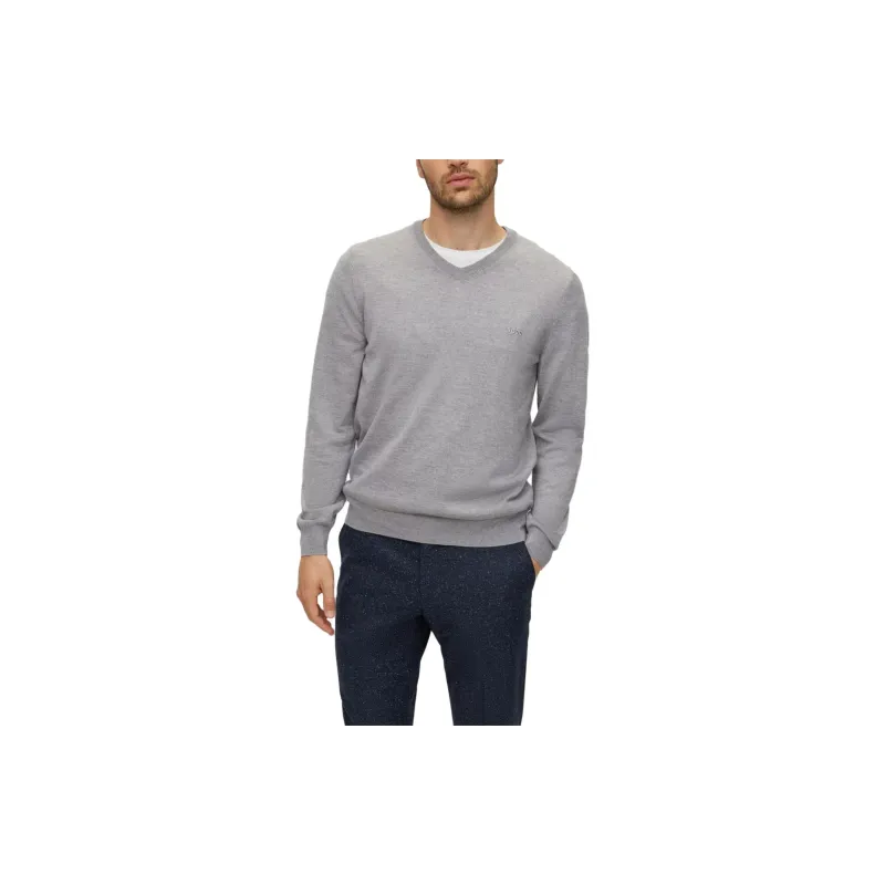 Boss V neck Wool Sweater-1
