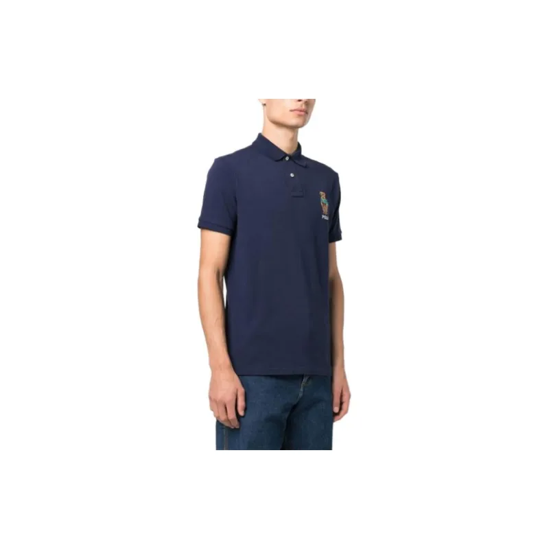Polo Ralph Lauren Polo Bear embroidered Polo Shirt-3