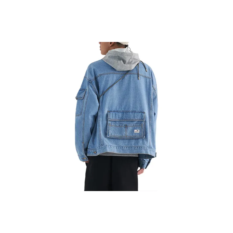 GOLDLION G+ Denim Jacket Men's Blue-2