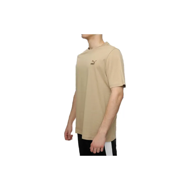 PUMA CLASSICS Small Logo Men's Tee T Shirt Men's Brown-5