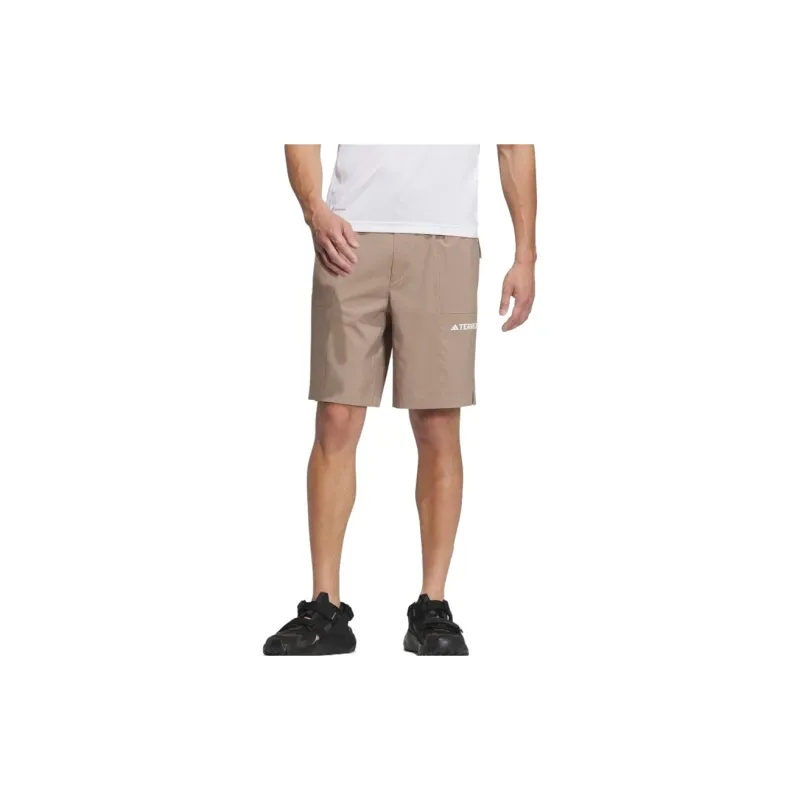 Adidas Casual Shorts Men Khaki Brown-1