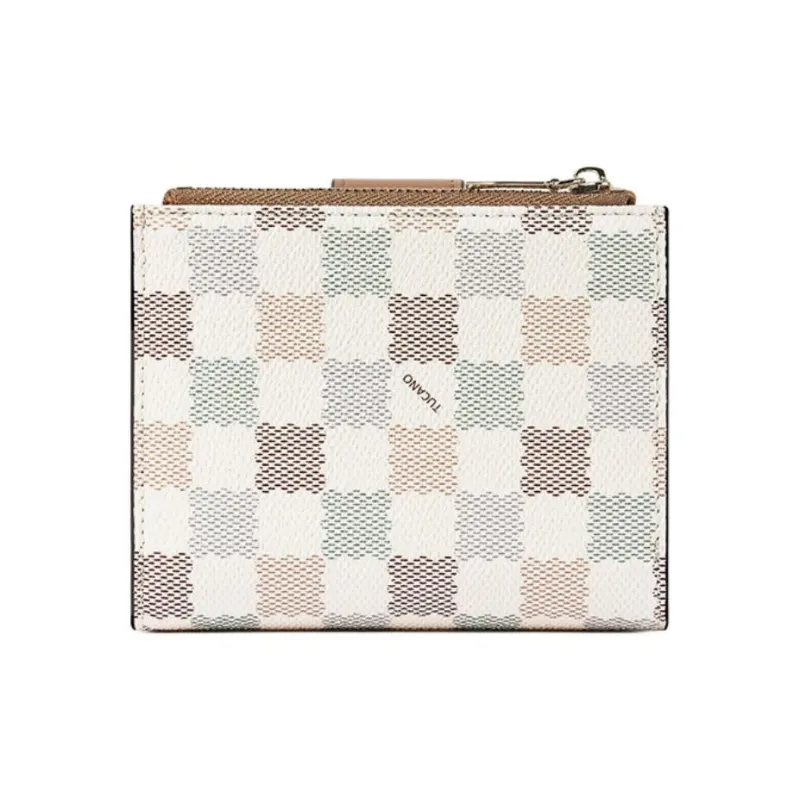 TUCANO PVC Leather With Synthetic Leather Wallet Women's Light Apricot/Light Pink-4
