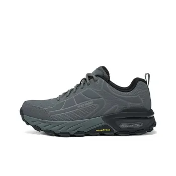 Skechers OUTDOOR MENS Slip-Resistant Breathable Low-Top Outdoor Shoes Men's Charcoal Gray