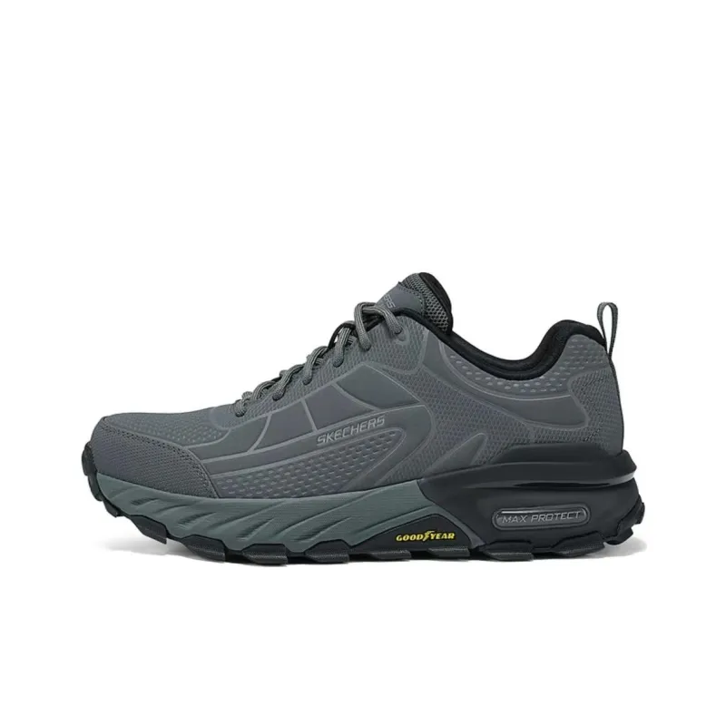 Skechers OUTDOOR MENS Slip Resistant Breathable Low Top Outdoor Shoes Men's Charcoal Gray-0