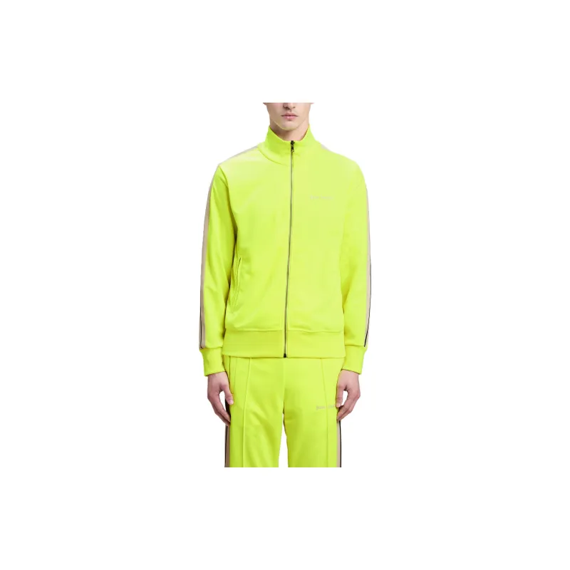 PALM ANGELS Logo Embroidered Zipped Sweatshirt-1