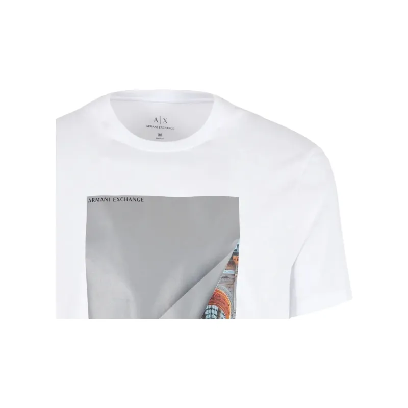 ARMANI EXCHANGE SS24 Regular T Shirt Men's White-5