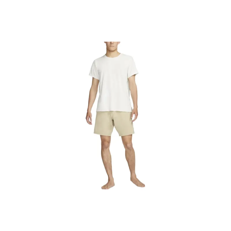 Nike T Shirts Men Sail White/Mist Gray-2