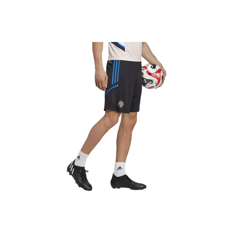 Adidas CONDIVO 22 Soccer Bottoms Men's Black Bright Blue-2