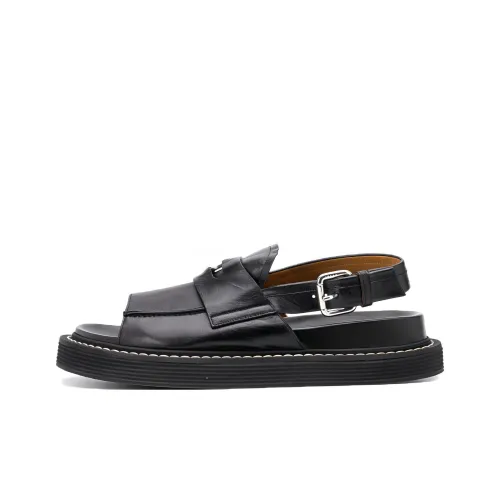 MARNI Beach Sandals Men Black