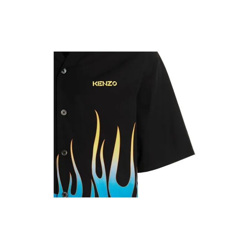KENZO Shirts Men Black-4