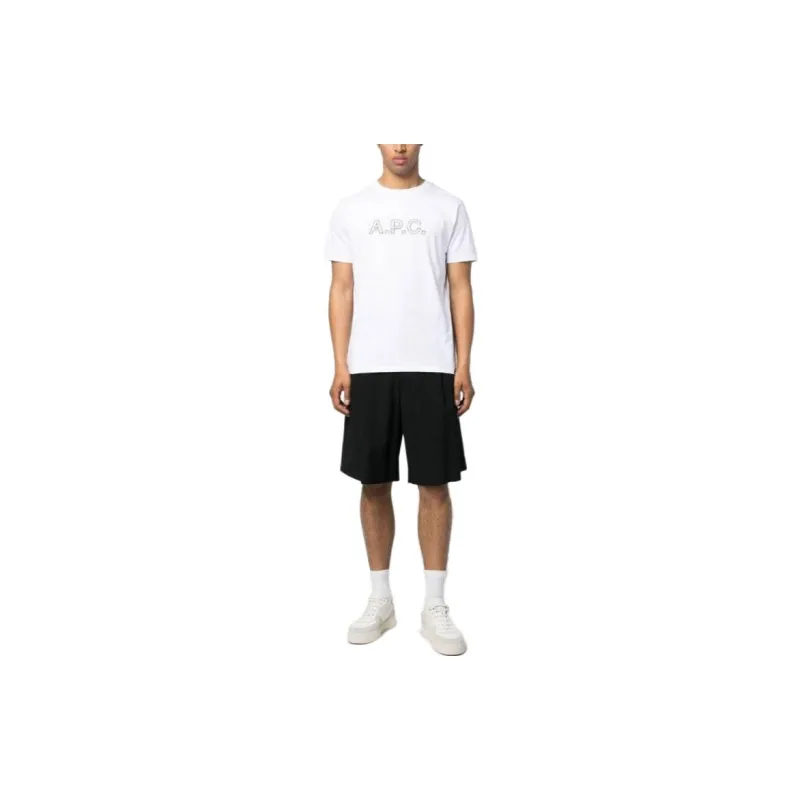 A.P.C T-Shirts Men White-2