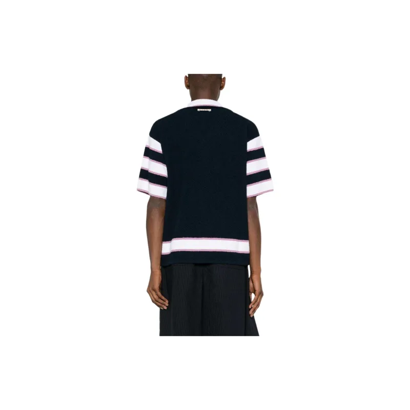 MARNI Terry cloth Bowling Shirt-3