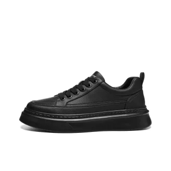 HLA Versatile Platform Sports Low Top Casual Black Shoes Skateboard Shoes Men's