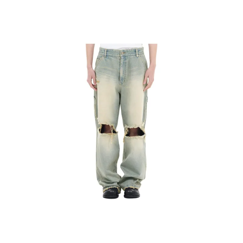 WE11DONE Jeans Men Sky Blue-2