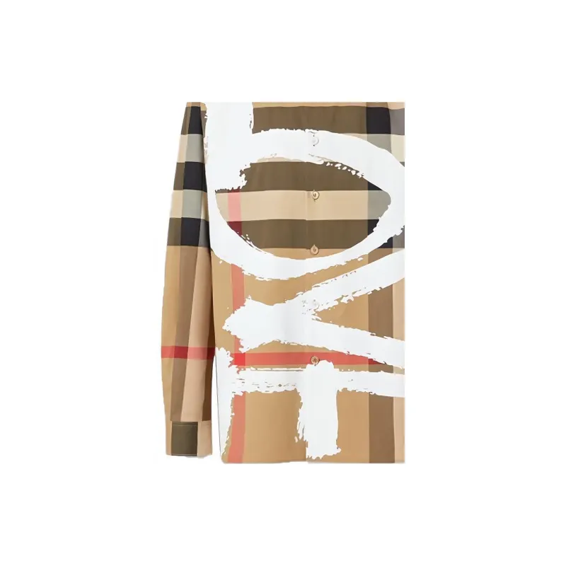 Burberry Shirt Fall Men's Archive Beige-5