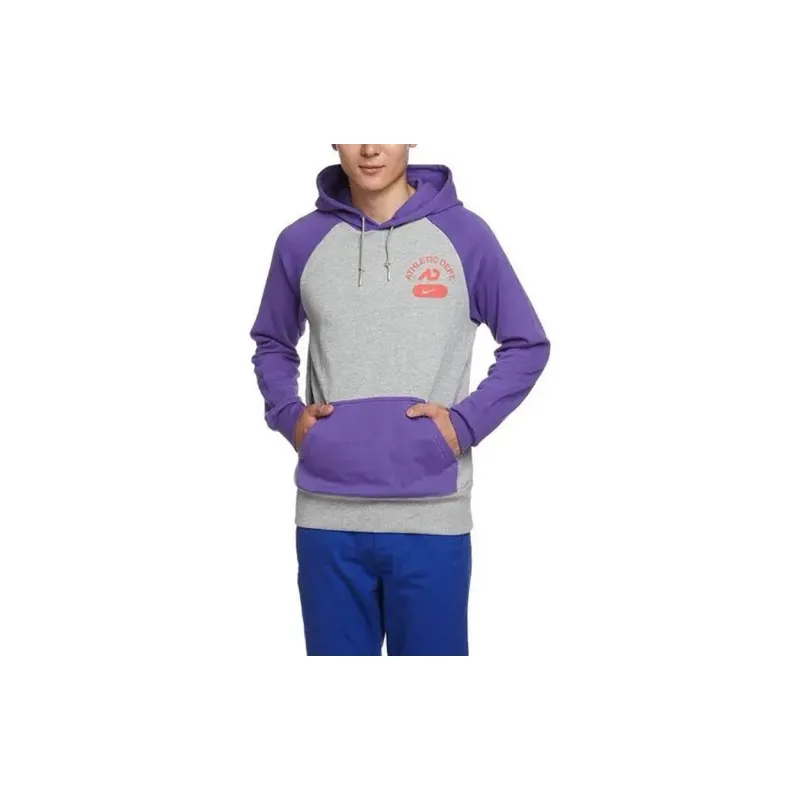 Nike Sports Life Collection Sweatshirt Unisex Gray Purple-2