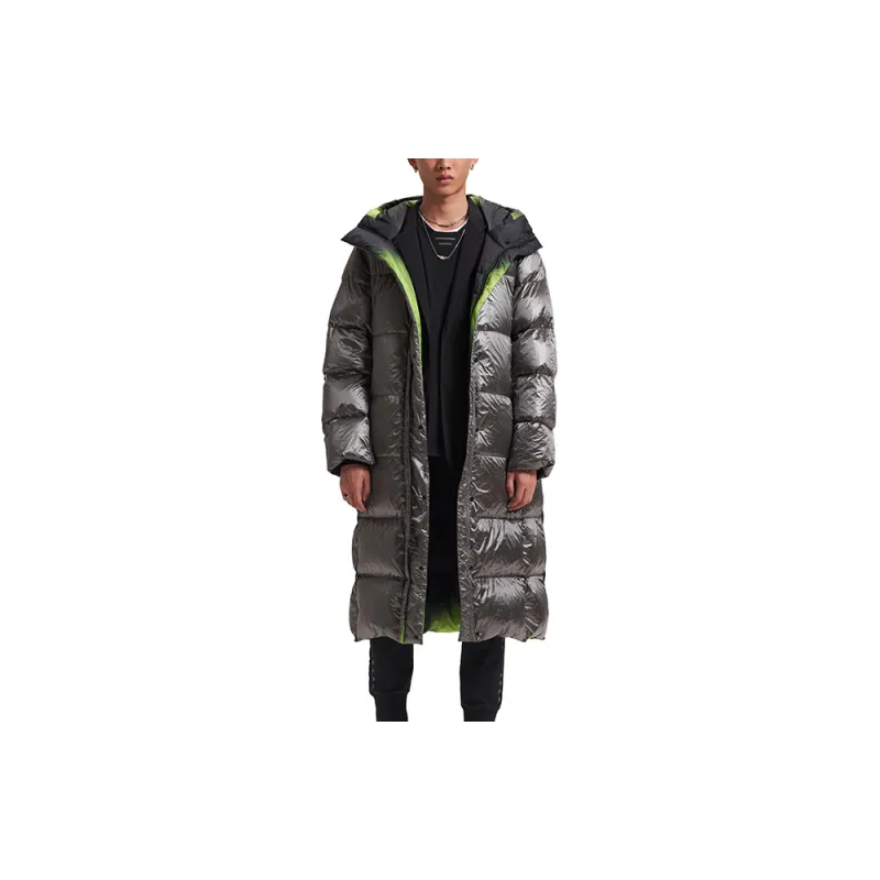 Kappa Down Jacket Unisex Fuzzy Omini Neon Green-4