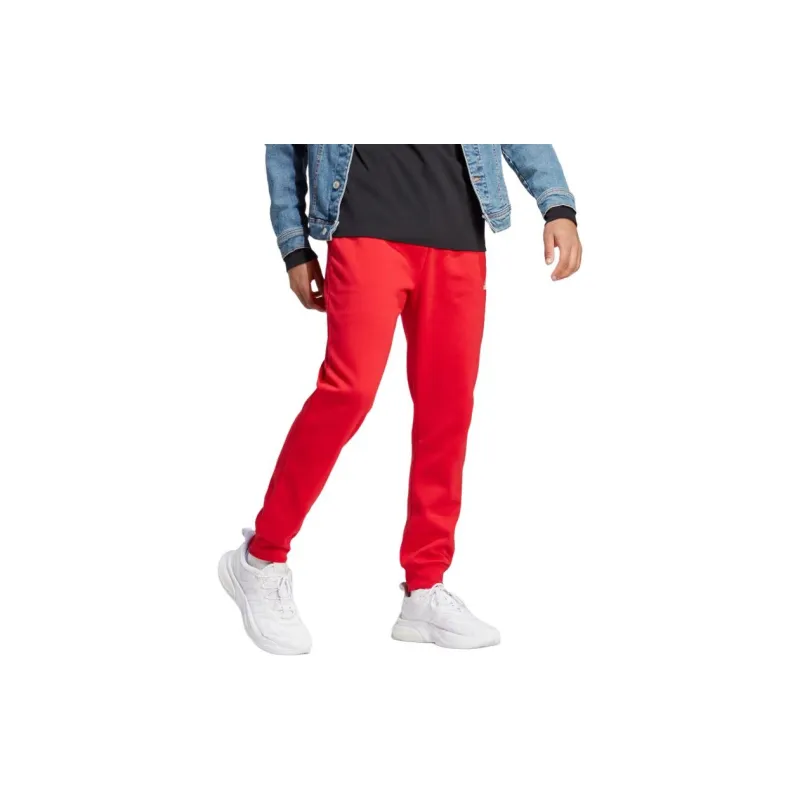 Adidas Essentials Fleece Regular Tapered Joggers Casual Pants Men's Scarlet-2