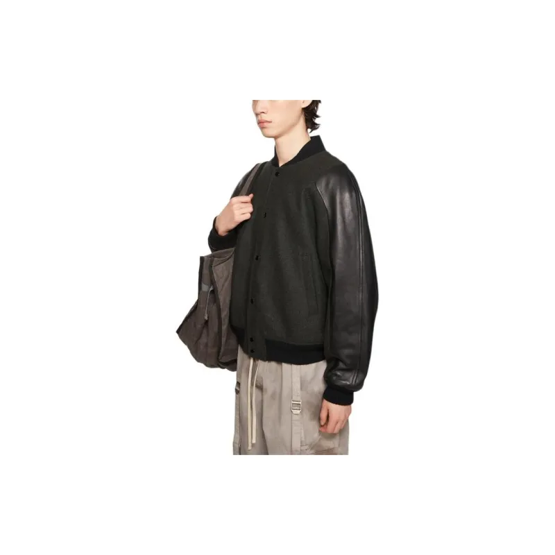 Acne Studios Buttoned Long Sleeved Bomber Jacket-3