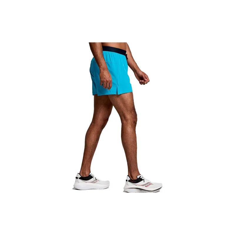 Saucony Outpace Casual Shorts Men Blue-3